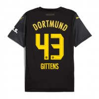 Borussia Dortmund Jamie Bynoe-Gittens #43 Fotballklær Bortedrakt 2024-25 Kortermet